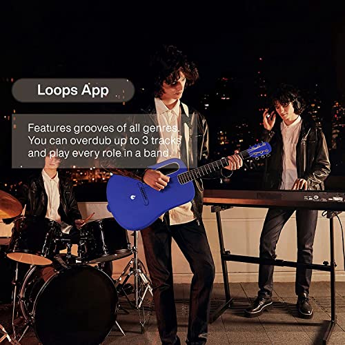 LAVA ME 3 Smartguitar, 38 Inch Guitare Acoustique en Fibre de Carbone,effets de performance multiples, convient aux… - Les Beatles, Paul McCartney, John Lennon, RIngo Starr, George Harrison LAVA ME 3 Smartguitar, 38 Inch Guitare Acoustique en Fibre de Carbone,effets de performance multiples, convient aux… – Image 6