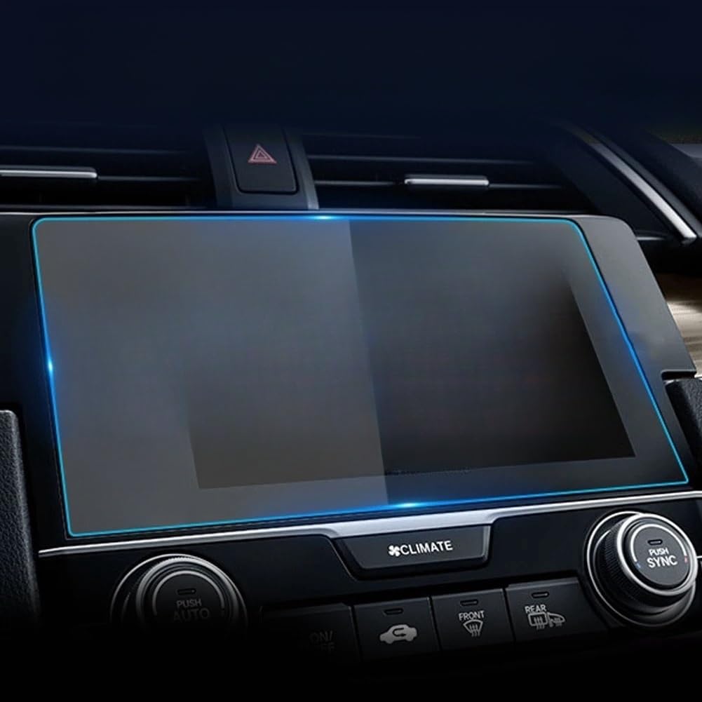 Protecteur d'écran pour voiture Civic (2016-2022) en verre trempé de navigation