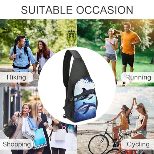 Sling Bag para mujer y hombre mochila pequeña de día miniatura 5