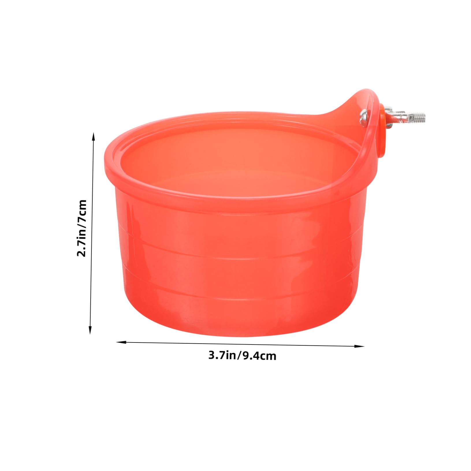 Toddmomy Practical Parrot Bathtub Bird Cage Feeding Box Small Bird Shower for Cage