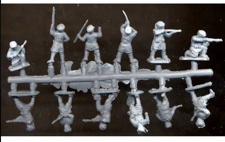 Figuras de plástico Sikhs Rebelión Boxer 1900 1/72 48 piezas miniatura 3