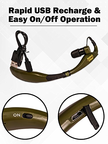Pro Ears Stealth 28 Ear Buds, Electronic Noise Amplification, 28 Db Hearing Protection, Behind The Head, Hunting & Shooting, Electronic Sound Dampener & Compression Technology, Rechargeable, Green - 4