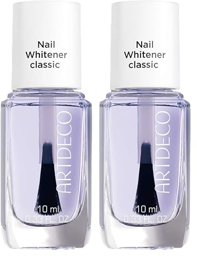 ARTDECO Nail Whitener Classic – transparenter & aufhellender Nagellack für French Nail Look – 1 x 10 ml (Packung mit 2)