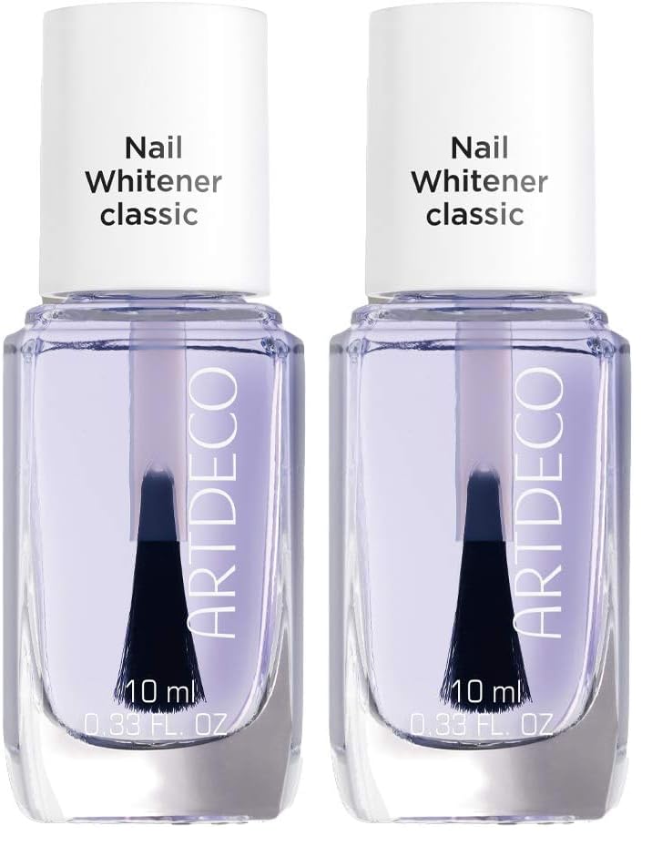ARTDECO Nail Whitener Classic - transparenter & aufhellender Nagellack für French Nail Look - 1 x 10 ml (Packung mit 2)