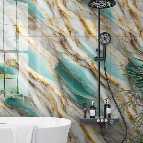 Image of OCEANSKY 3D Wallpaper PE Foam Self Adhesive Brick Design Wall Stickers, 4