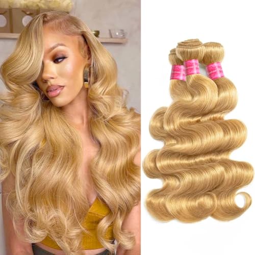 Aopusi #27 Body Wave Bundles 100% Unprocessed...