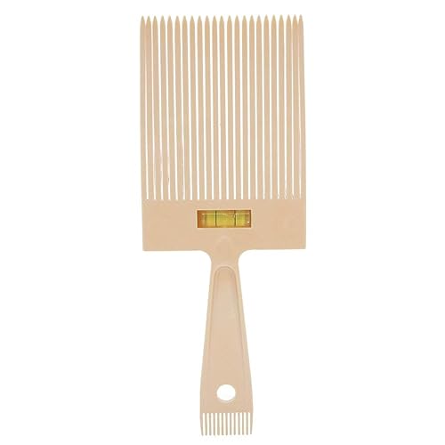 Miniatura 6 de Peine superior plano, peine plano de doble extremo, herramienta de peine de pelo de peluquero con líquido de explosión de nivel, peine profesional