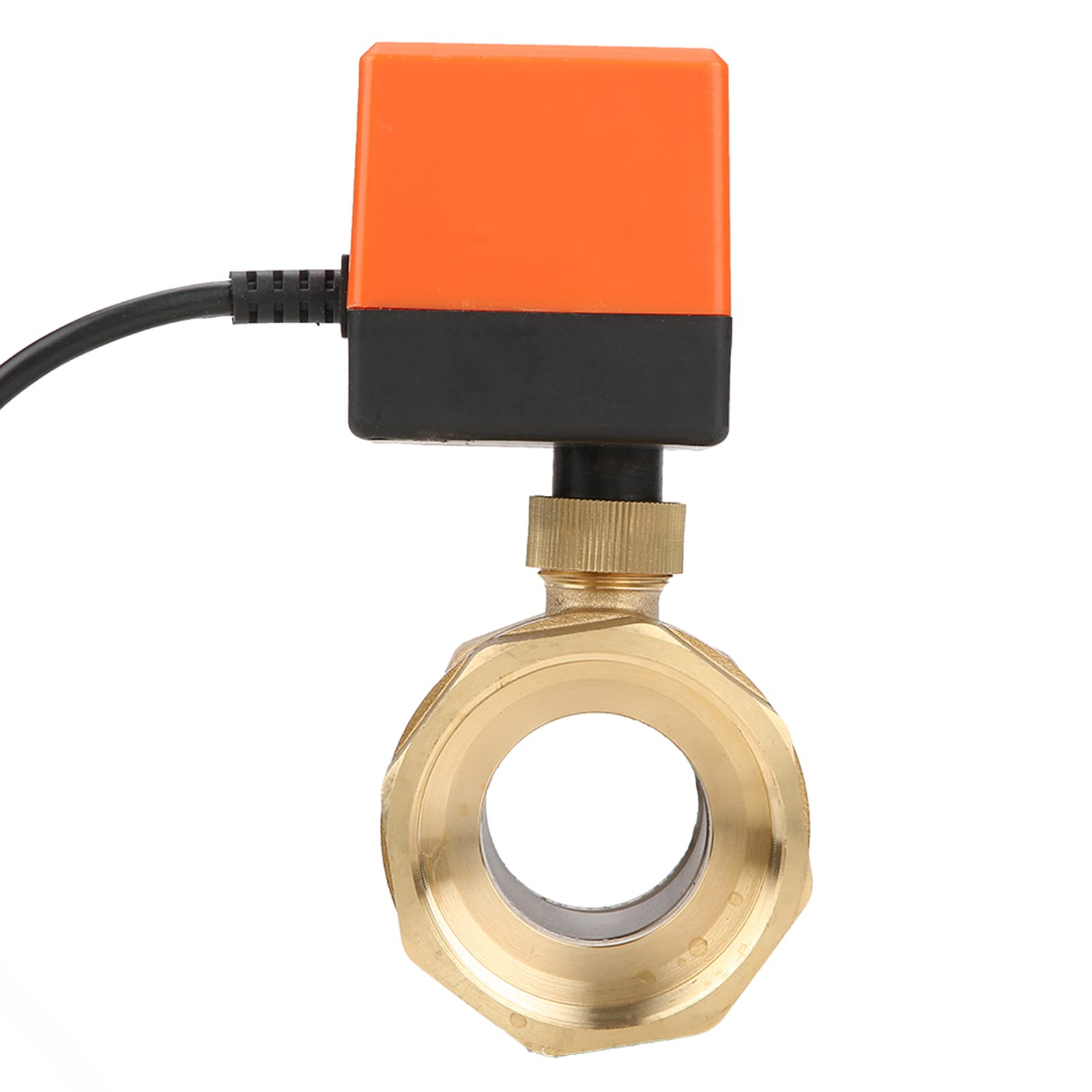 Válvula de Bola Eléctrica AC 220V DN50, rosca G2 Válvula de Bola Motorizada de Latón de Control de 2 Vías y 3 Puntos de 2 Hilos Para Agua, Aire y Aceite