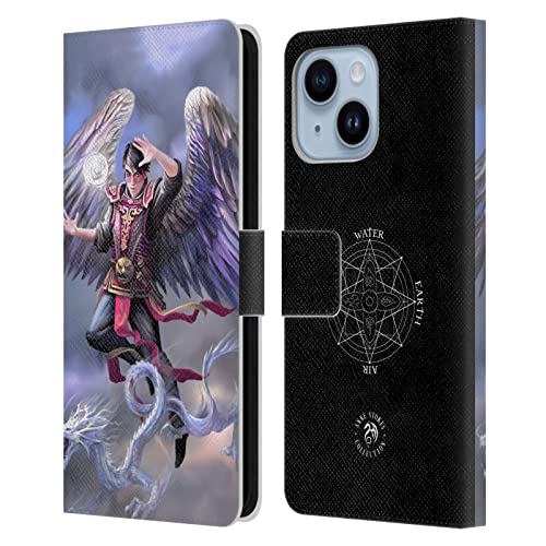 Housse Anne Stokes Dragon pour iPhone 14 Plus - Accessoire portefeuille idéal pour le quotidien