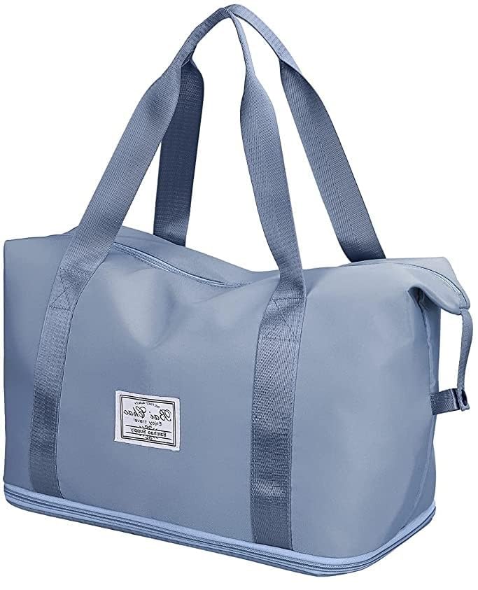 Easy Carrying, Portable, Versatile, Packable, Lightweight, Foldable, Waterproof Bag (Light Blue)