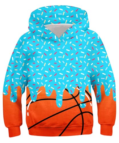 Image of Lovekider Boys Hoodie Kids 3D Print Graphic Pullover Sweatshirt 6-16 Years