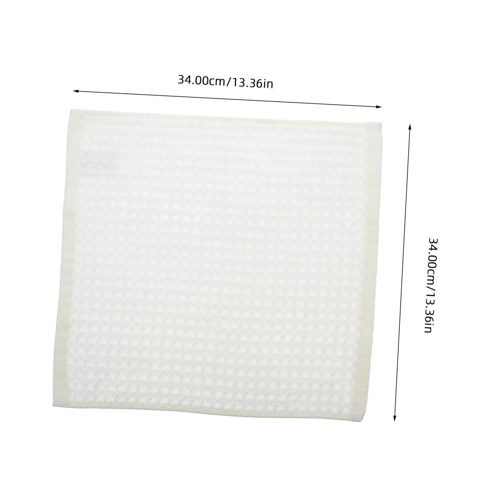 ERINGOGO 4 Pcs Soft Luxury Waffle Towels Hand Towels Set White Bath Home Decorative