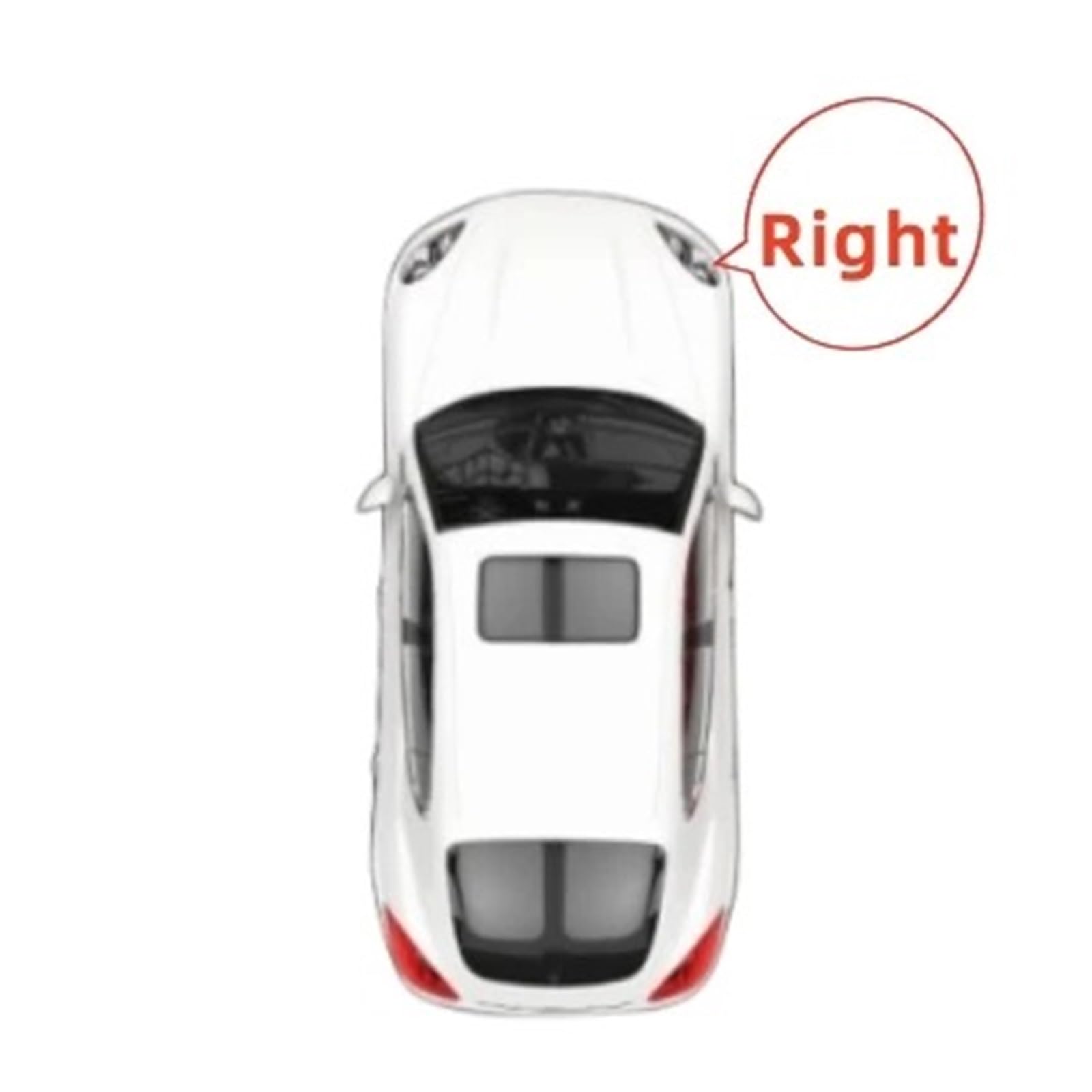 Fari anteriori Coprifaro Per Auto In Materiale PC Trasparente Per Land Per Rover Freelander 2 2007 2008 2009 2010 2011 2012 Fanale(Destra)