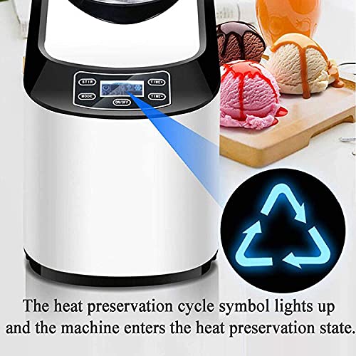 X&J Home Ice Cream Maker Maschinen-Sorbet Frozen Joghurt Maker Abnehmbare Mischpaddel einfach zu bedienen Machen… – Bild 3