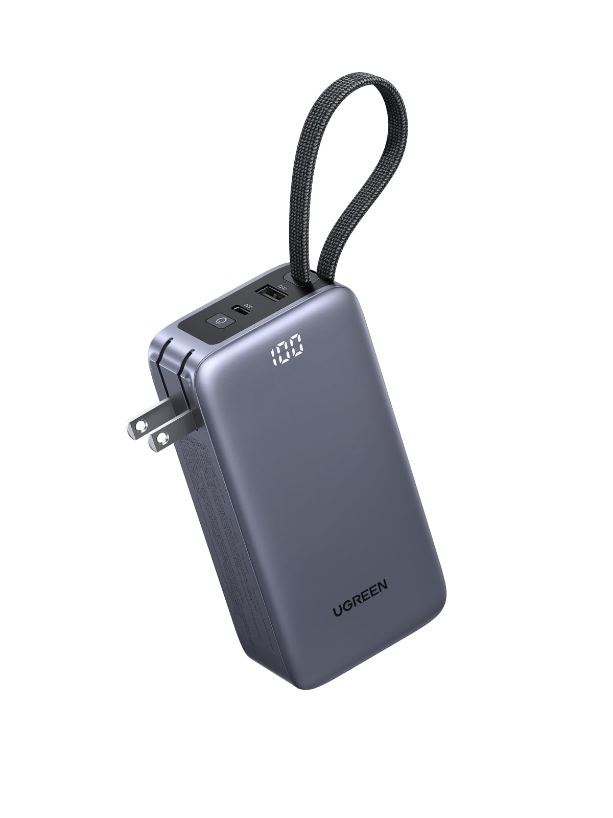 Amazon | UGREEN コンセント付きモバイルバッテリー 10000mAh 65W 急速