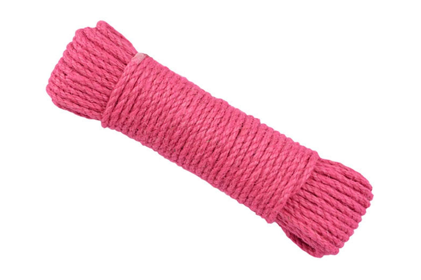 Naturalny sznurek jutowy, 6mm Wide Natural Color Jute Rope Duty Twine Hemp 20M