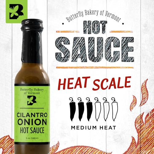 Image of Butterfly Bakery of Vermont Cilantro Onion Hot Sauce, 5 fl oz