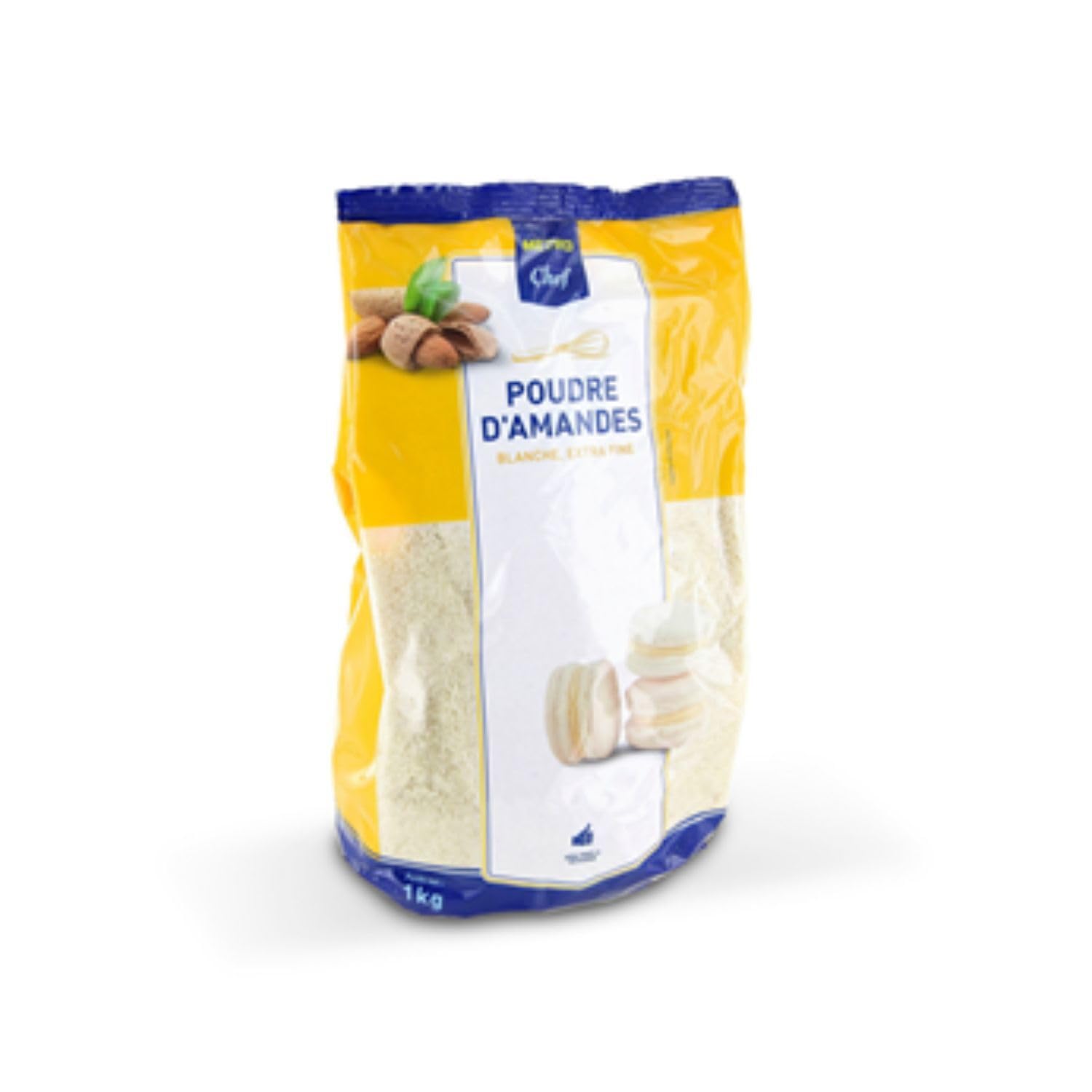 METRO Chef Poudre d'amande blanche 1 kg x2