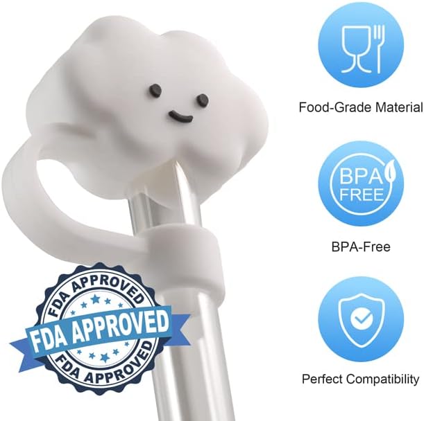 Miniatura 4 de MLKSI Funda para popotes para vaso Stanley, paquete de 4 fundas para popotes para accesorios de copa Stanley, 4 tapas para popotes Stanley de 40