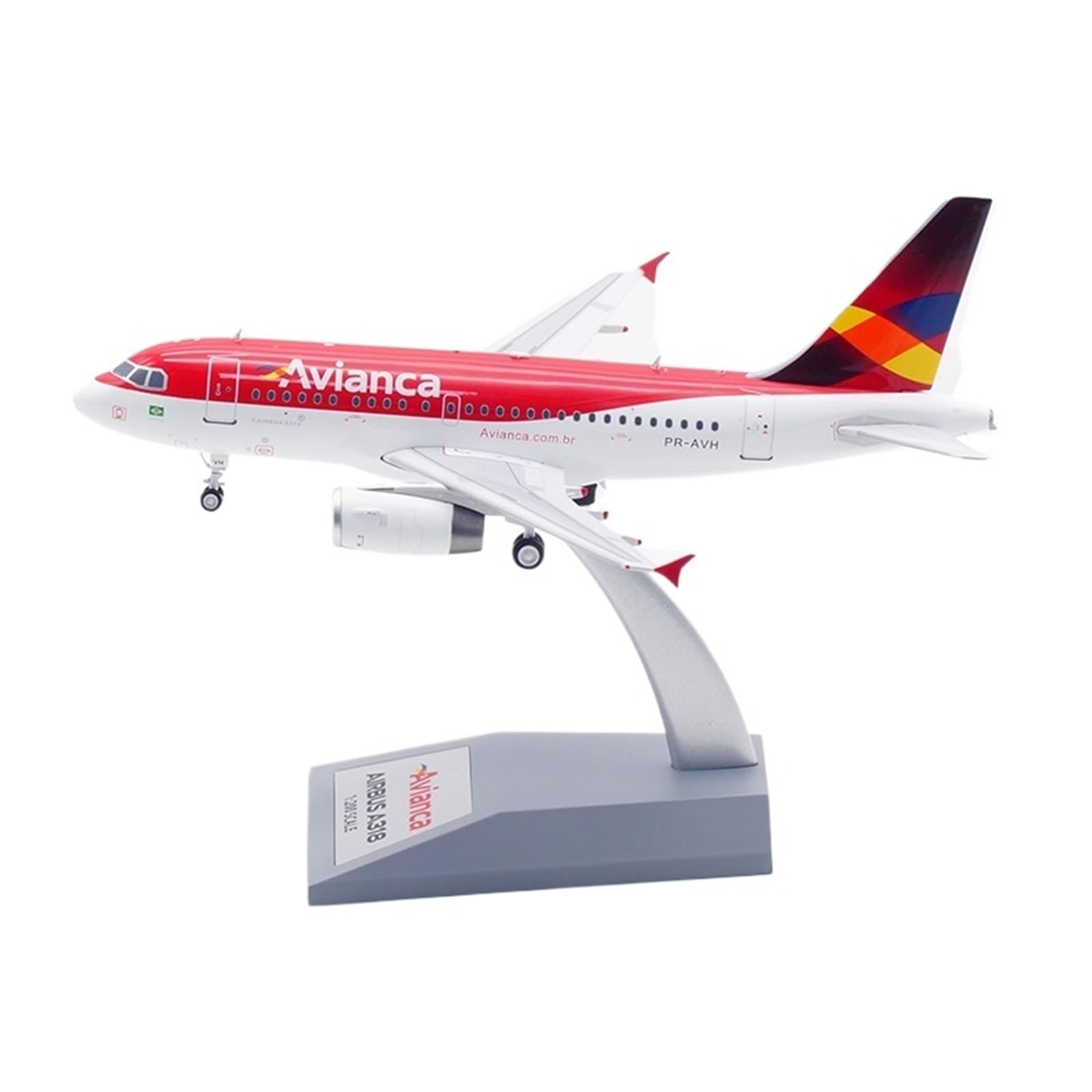 Modelli di Aerei Replica 15CM 1/200 Aereo pressofuso su Larga Scala per Avianca Airlines per Airbus A318 PR-AVH Modello statico di Aeroplano in Miniatura Modello di Aereo