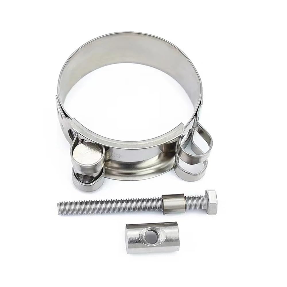 Ruxyoie One Color 1 Pcs European Style Powerful Hose Clamp 304 Stainless Steel 17-174Mm Many Sizes Exhaust Circular Air Water Pipe Clip Fasteners(214-226Mm)
