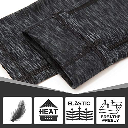 Image of Heathyoga Yoga Pants with Pockets Extra Soft Leggings with Pockets for Women Non See-Through High Waist Workout Leggings