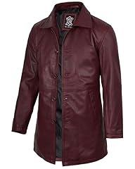 Santiago - Maroon Wax Coat