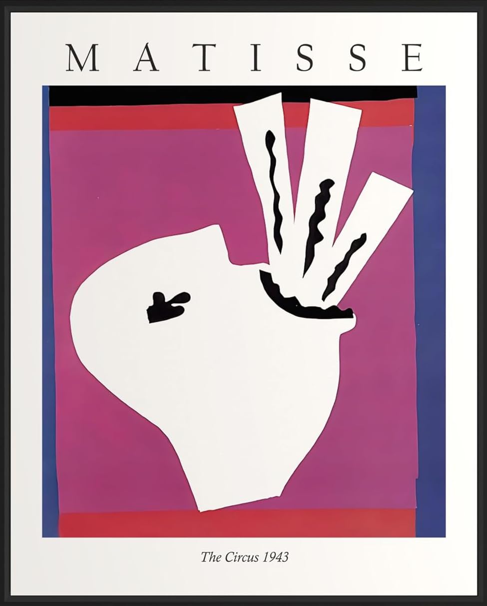 アンリ マティス✨サイン入りポスター額付き アンリ マティス✨サイン入りポスター額付き