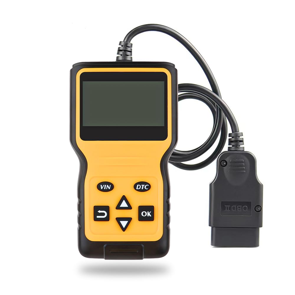 Car Code Reader - Check Engine Code Reader Car Diagnostic Tool with Reset - Quickly Clear Fault Codes - Professional Scanner for Car,Compatible with All OBD II Protocol Cars to Present