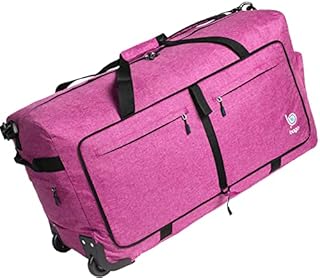 Wheeled Duffle Bag Luggage - 100L Large Rolling Duffel Bag 30 inch Folding