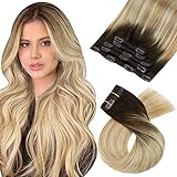 1. 【Garantía de calidad】 - ¡Boda navideña! Bienvenido a Moresoo Hair. Puedes encontrar la mejor opción en la tienda Moresoo. Nuestras extensiones de clip de pelo natural están hechas de cabello humano 100% Remy, que es cabello humano puro, natural y saludable sin productos químicos añadidos. Es cómodo e invisible, solo tienes que elegir el color adecuado para que combine perfectamente con tu cabello.