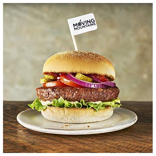 Moving Mountains Hamburguesa vegetal a base de vegetales - (20x113g) (Hamburguesa vegana "sangrante")