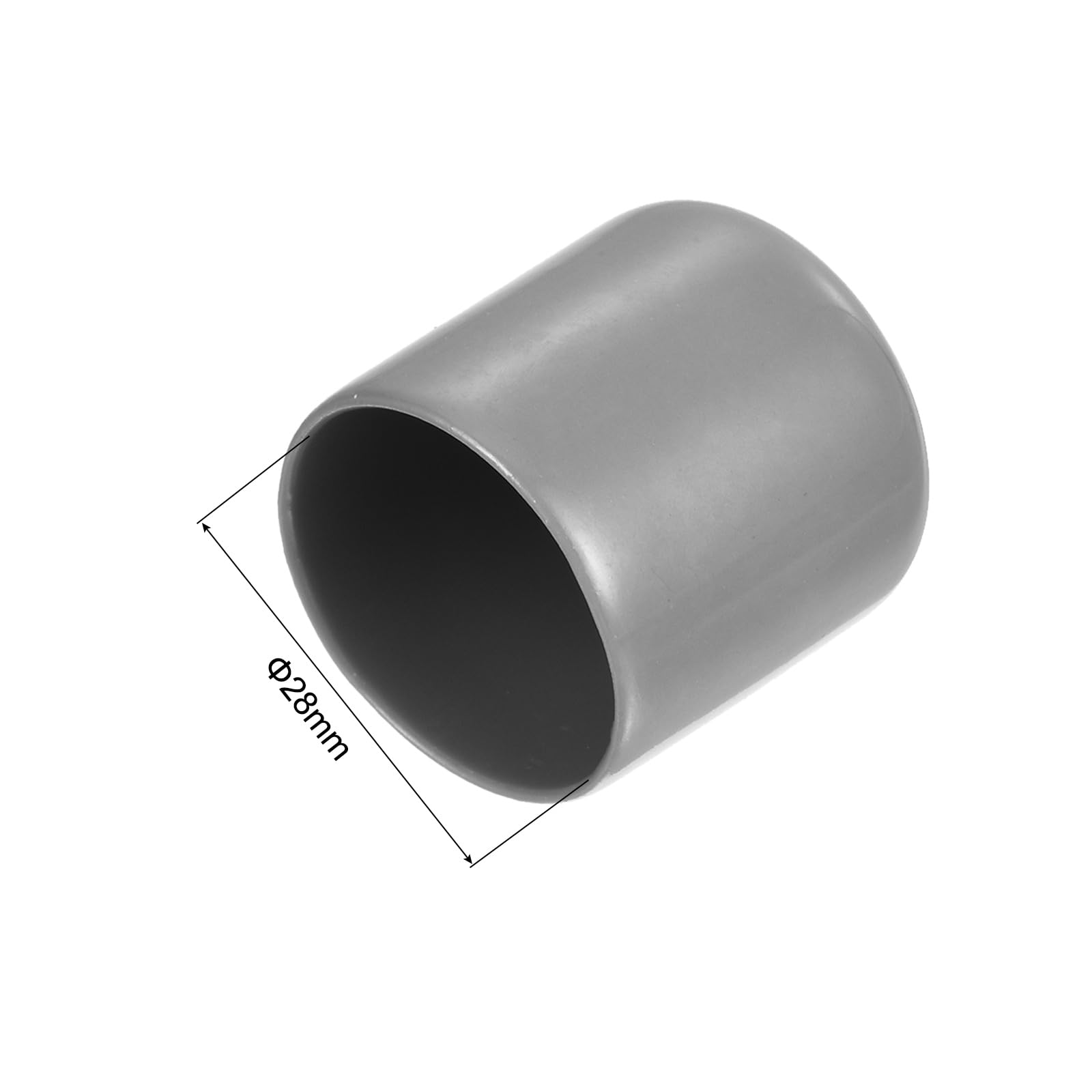 Uxcell 5pcs Rubber End Caps 28mm ID Round End Cap Cover - View #13