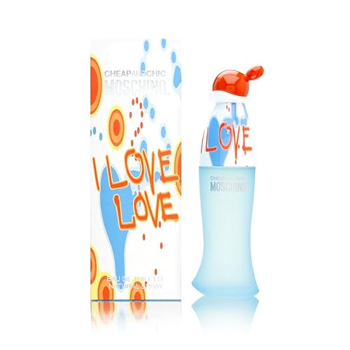 Moschino I Love Love EDT perfume 1.06 onzas líquidas.