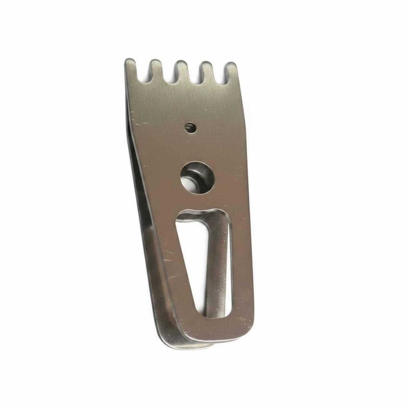 Badminton Flying Clamp Strong Grip Racket Flying Clamp Sturdy Metal Sports Gear Accessory for Professionals, Beginners, Silver, 5-Tooth-image-21