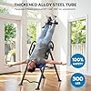 YOLEO Gravity Inversion Table for Back Pain Relief 2026 New Inversion Table w/Heat and Massage Lumbar Pad Back Stretcher Machine 300 lbs