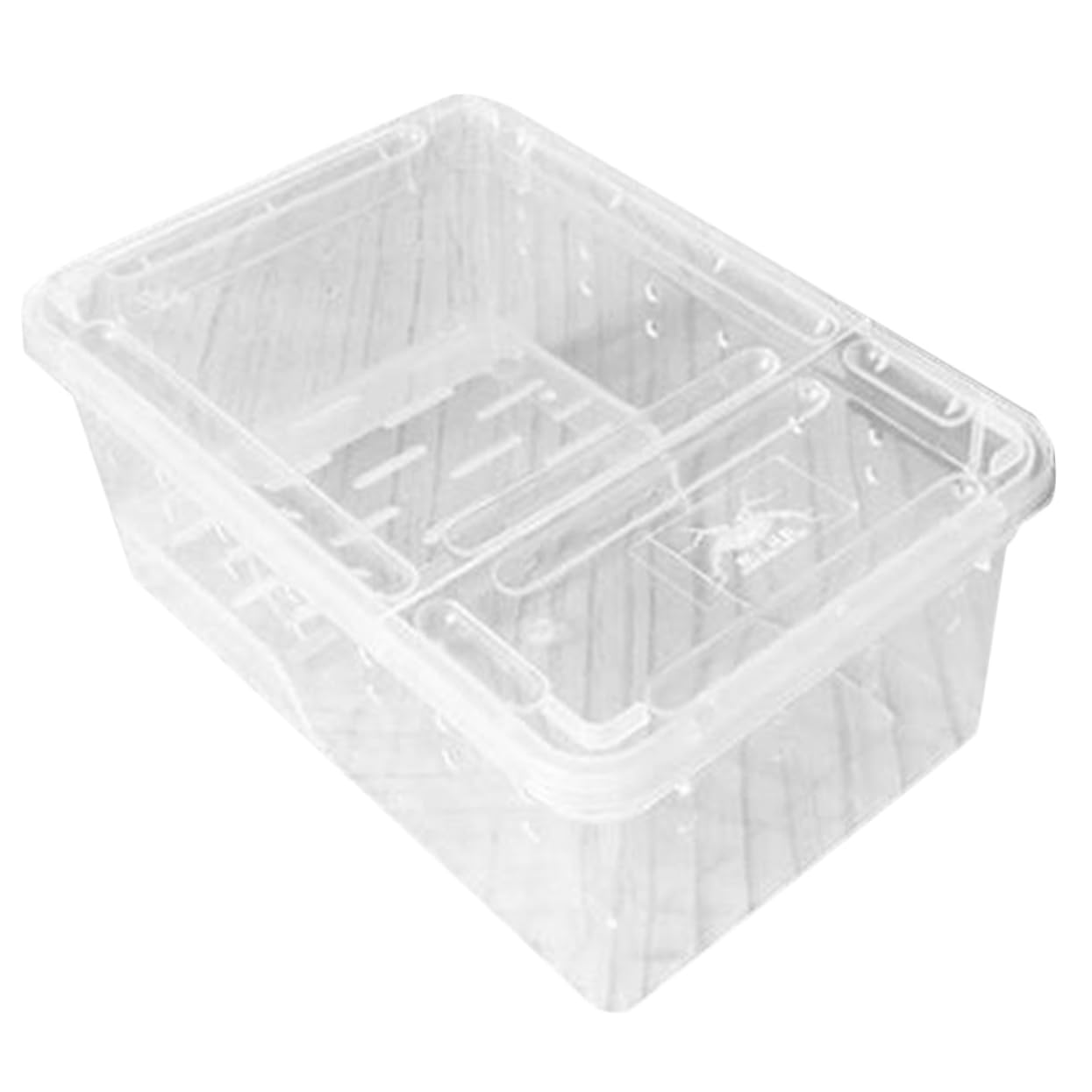 Didiseaon Turtle Tank Aquarium con Piattaforma e Rampa in Plastico | Area Riposo e Alimentazione, Osservazione Quotidiana, per Tartaruga e Testuggine