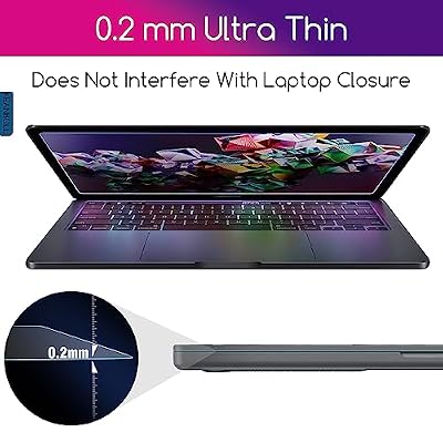KEANBOLL [2 Pack Tempered Glass Screen Protector for MacBook Air 15 Inch (M5 M4 M3 M2 Chip 2026-2023), 9H Hardness, Bubble-Free Easy Install, Anti-Scratch Anti-Fingerprint, HD Clarity, Case-Friendly