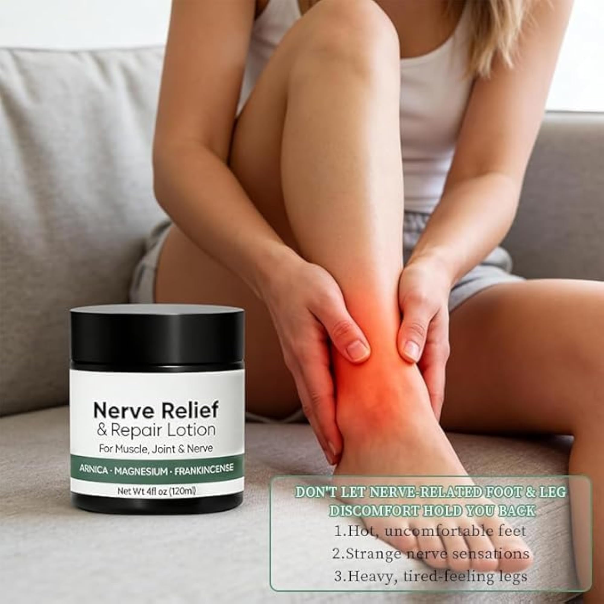 Alcura Nerve Cream with Arnica and Magnesium, 120GM