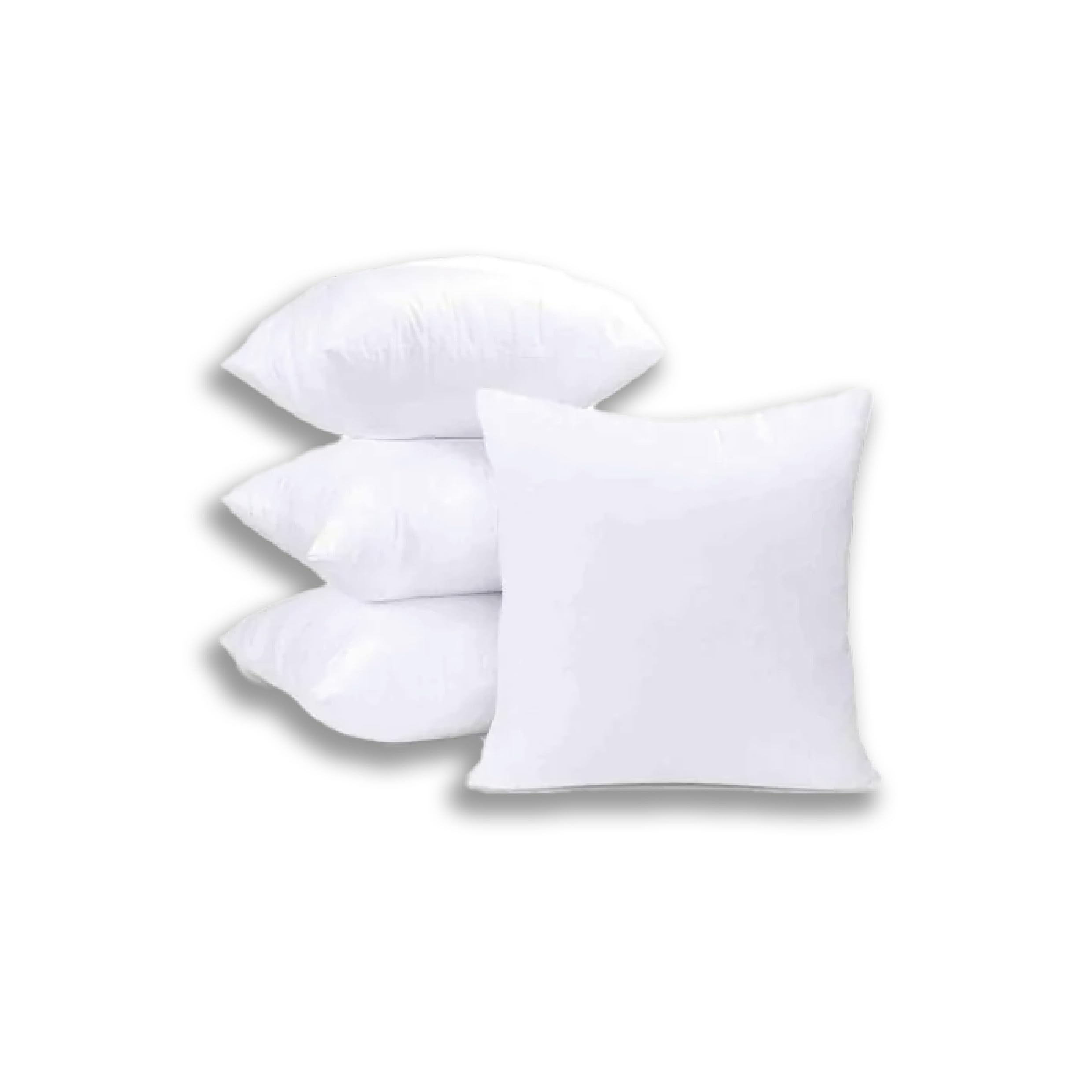 Giovanni Dolcinotti | Set di 4 Imbottiture Cuscini Interni 50x50 - Cuscini per Divano e Letto - Anallergici, Morbidi e Lavabili in Lavatrice - Fibra Siliconata Antiacaro - Made in Italy