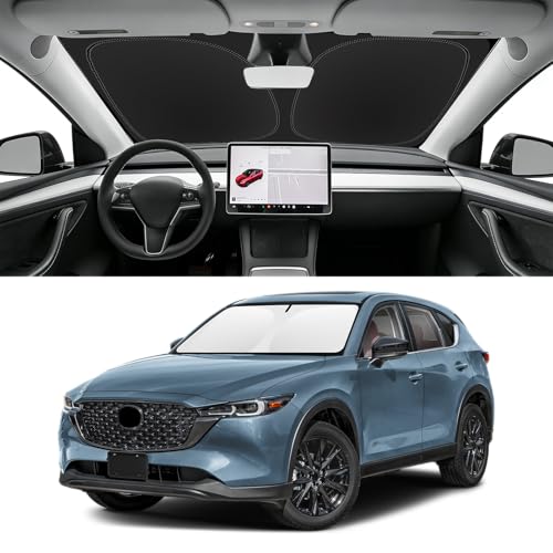 Image of Custom Fit Windshield Sun Shade for Mazda CX5 2017-2025