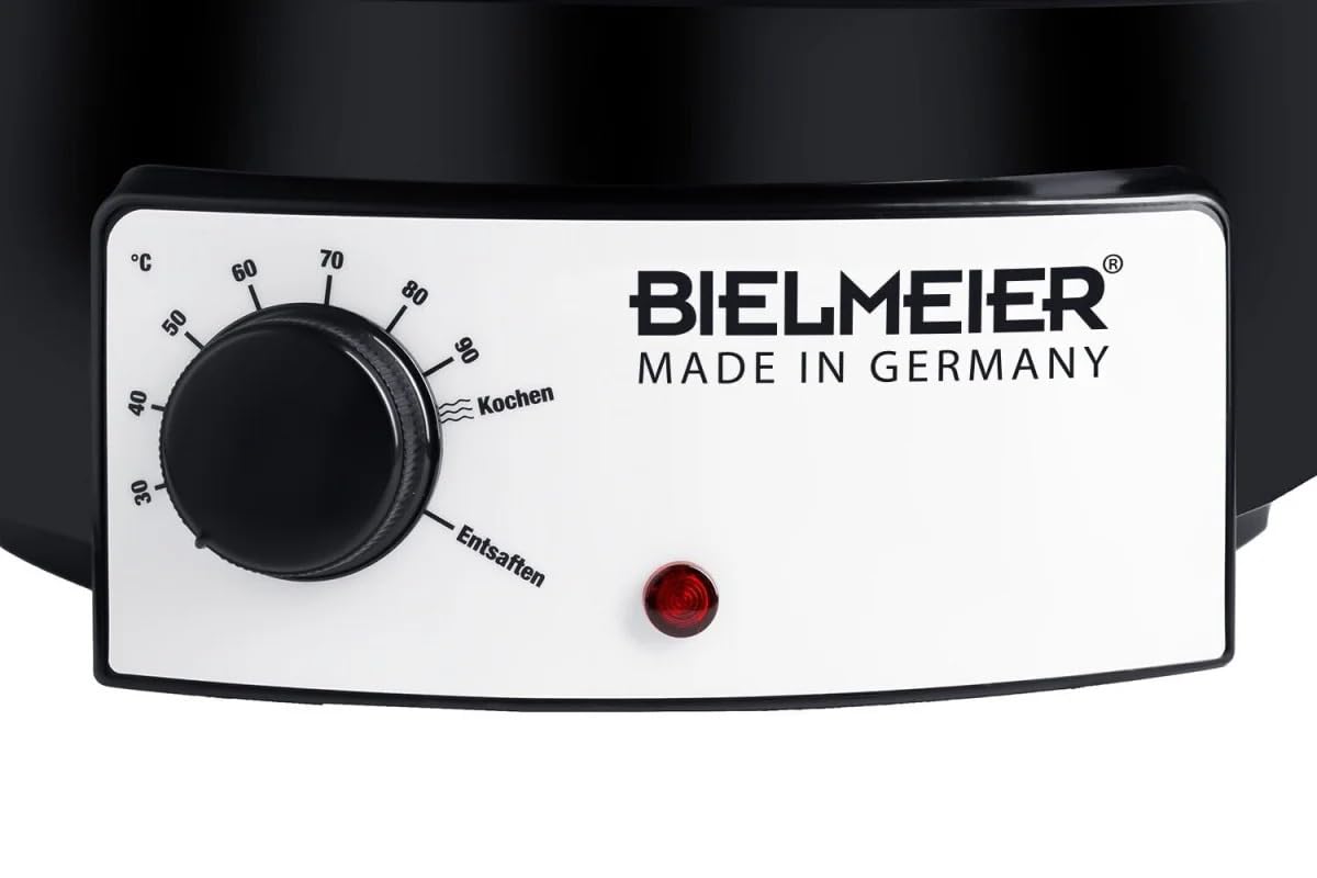 Bielmeier Wachsklärer 29 L Edelstahl 1800W mit 1/2 & 3/4 Zoll Auslaufhahn | Wachsschmelzer zum Wachs Schmelzen und Klären für Imkerei und Kerzen, Made in Germany, auch zum Einkochen, für Imker