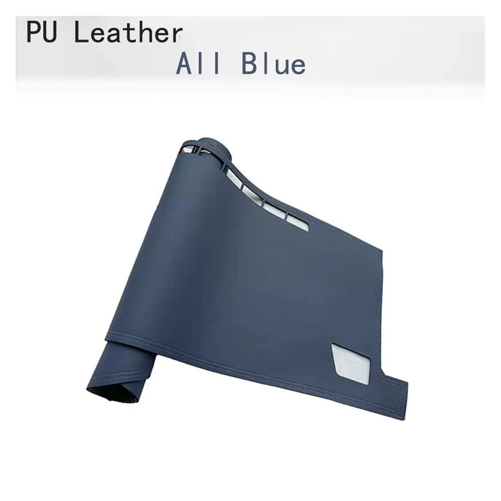 Tapis Tableau Bord intérieur Voiture Tapis Tableau Bord en Cuir PU Pare-Soleil Anti-UV pour Toyota pour Corolla Rumion Rukus E150 E151 E152 E154 2008-2015(All Blue LHD)