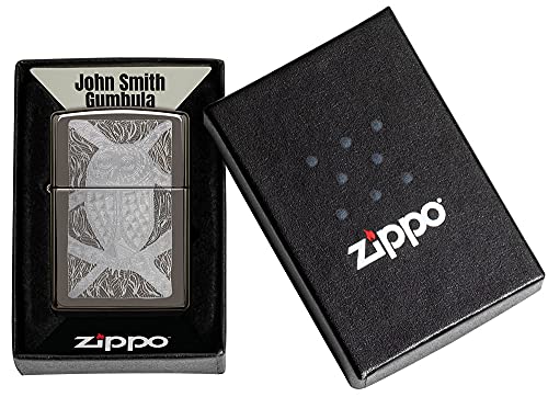 Encendedor Zippo John Smith Gumbula Owl Black Ice miniatura 6