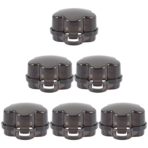 Fundas para pomos de estufa de gas, 6 piezas para estufa de seguridad infantil, perillas a prueba de bebés, cerraduras universales para guardias de