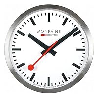 モンディーン MONDAINE 掛け時計 ウォールクロック 台座付き Amazon.co.jp: MONDAINE (モンディーン) 掛け時計 ウォール クロック