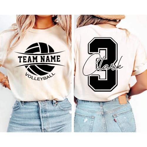 Personalized Baseball Mom Shirt - Custom Soccer Name & Number Shirts for Woman, Sports Mom Gifts, Softball Mom T-Shirt2