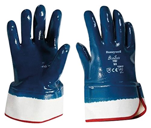Honeywell T157 - 10/SPS Guanti, Blu/Bianco