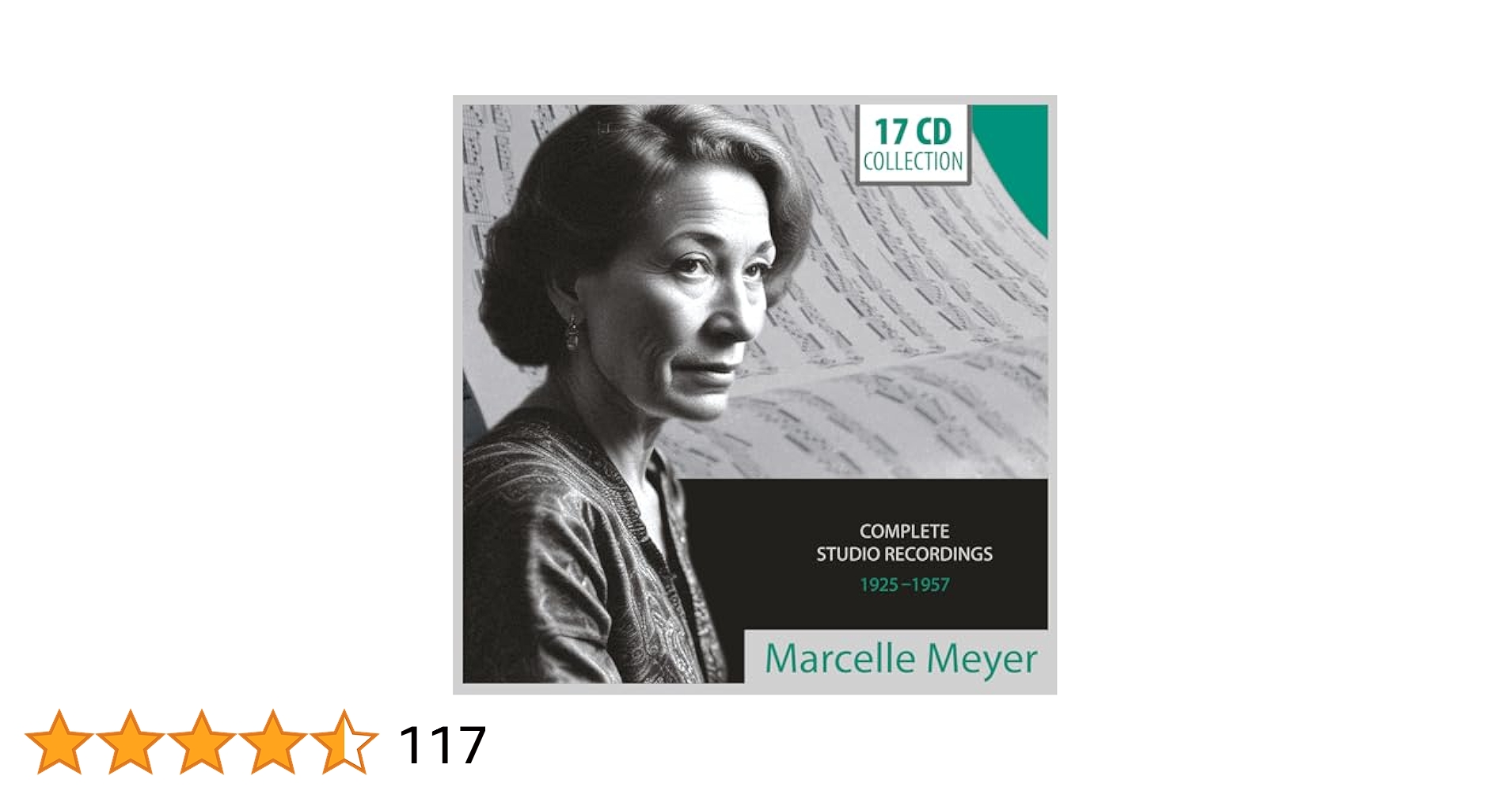 マルセル・メイエ　1925-1957 EMI 17CD Marcelle Meyer – Complete Studio Recordings 1925 - 1957 – 17