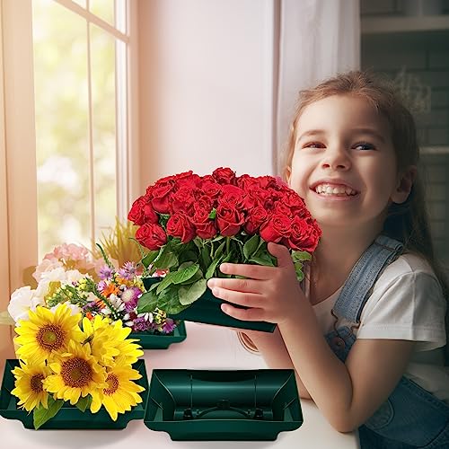 Mumufy MEI-MUMUFY-724 18 Pcs Floral Supplies Green Design Bowls thumb #5